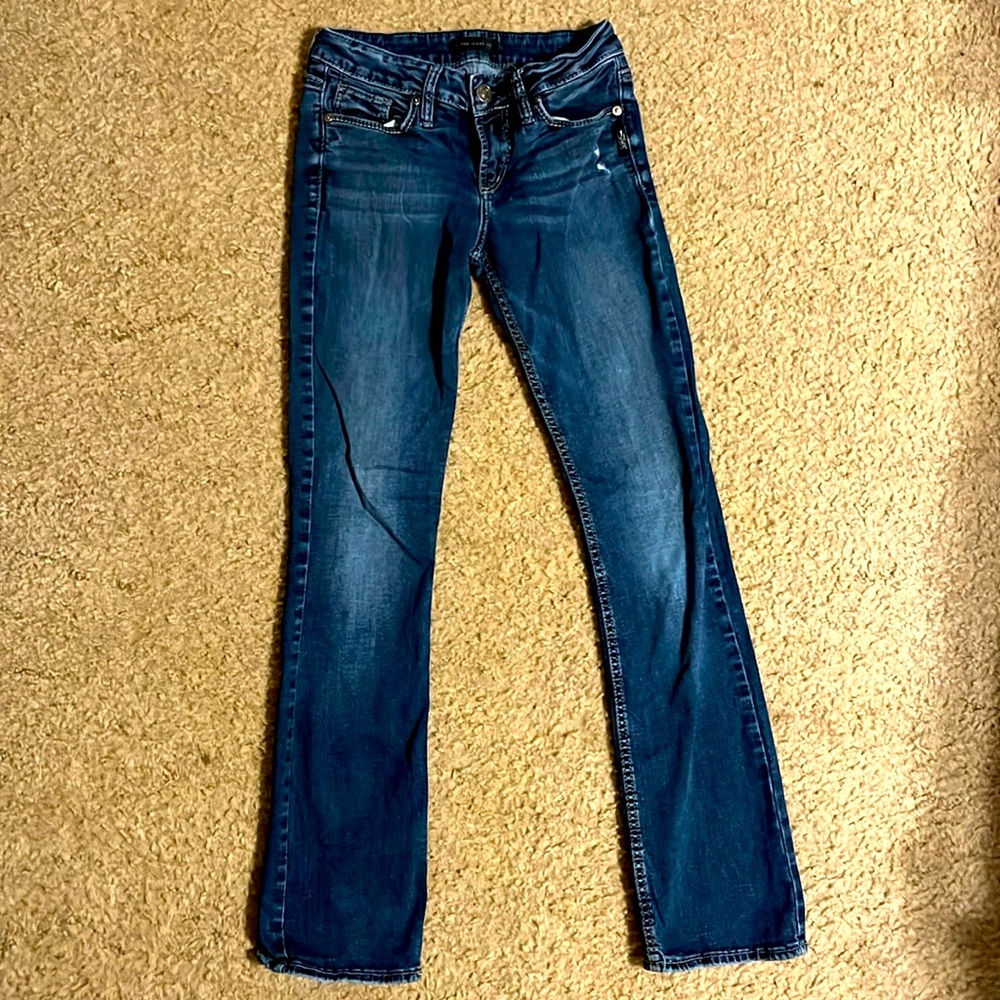 Silver Suki Slim Boot Cut Jeans